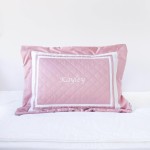 500 Thread Count PIMA Cotton Quilted Pillow - Wild Rose (Out of Stock)